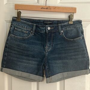 New Lucky Brand Rollup Jean Shorts Size 6